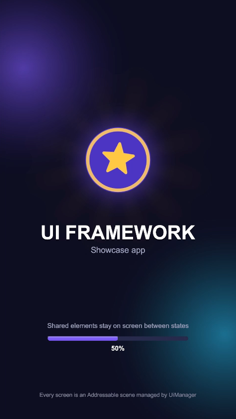 Intro screen